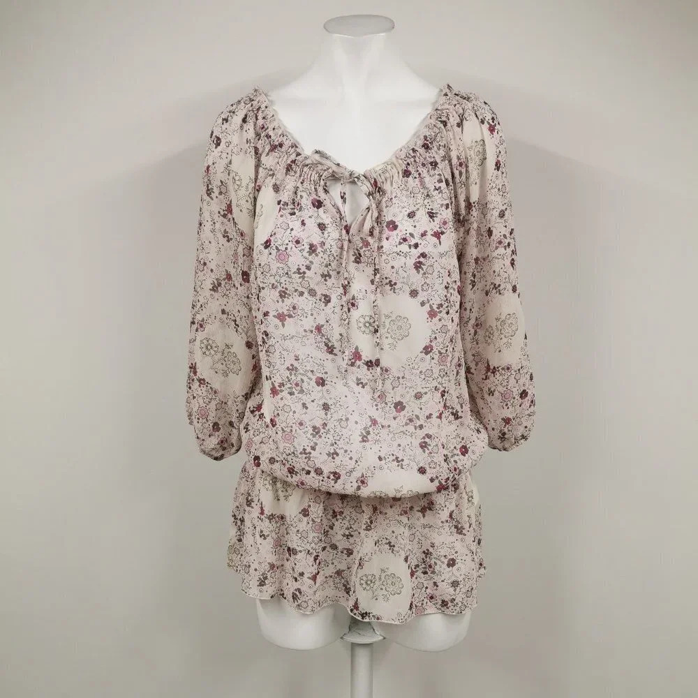 VENUS Floral Swimwear Cover  Top